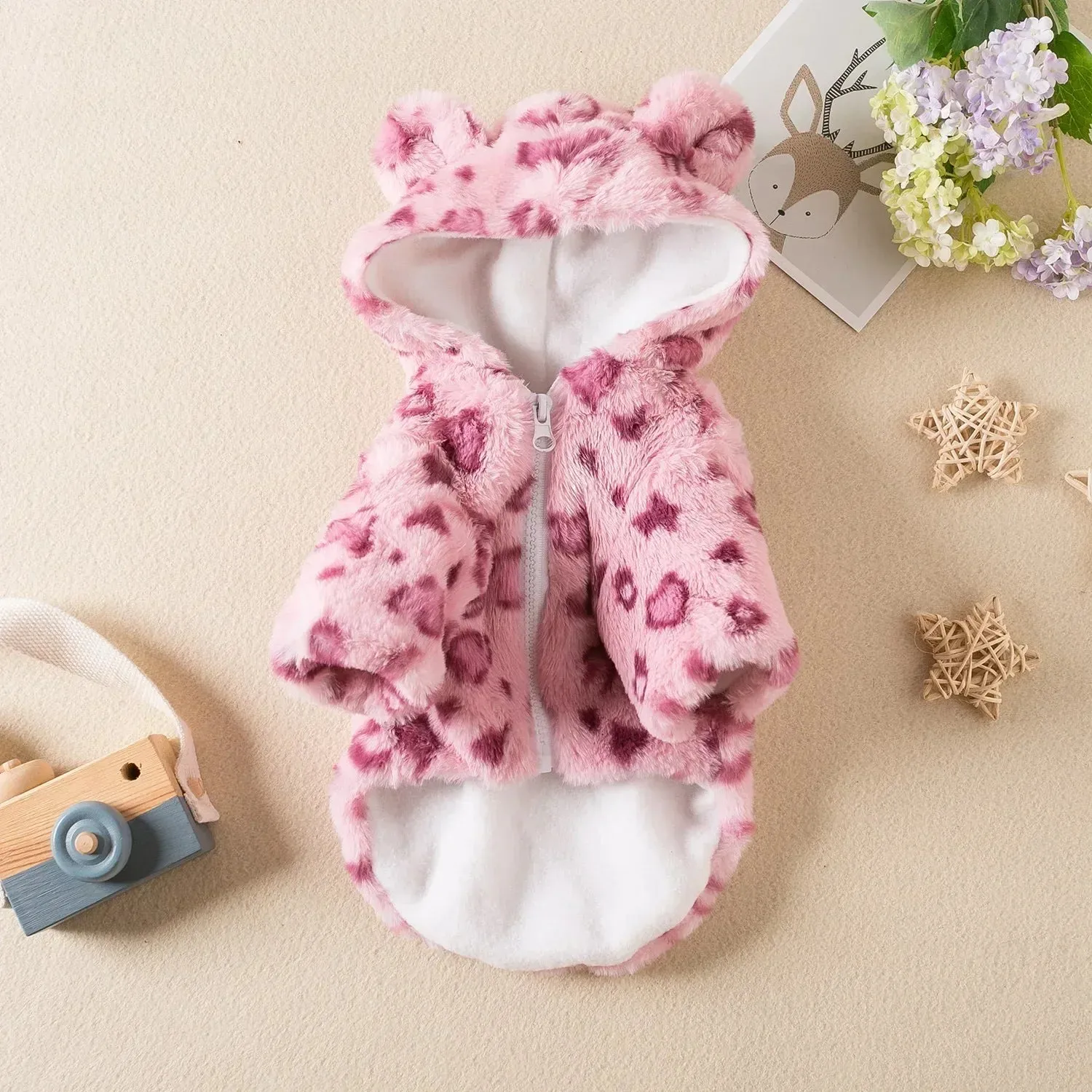 Winter Dog Clothes Autumn and Winter Thickened Winter Warmth Schnauzer Fa Dou Bi Xiong Teddy Small and Medium Dog Fur Coat